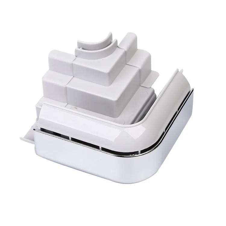 fridge Freezer parts abs frame corner for big island showcase display seafood Electroplated corner protector