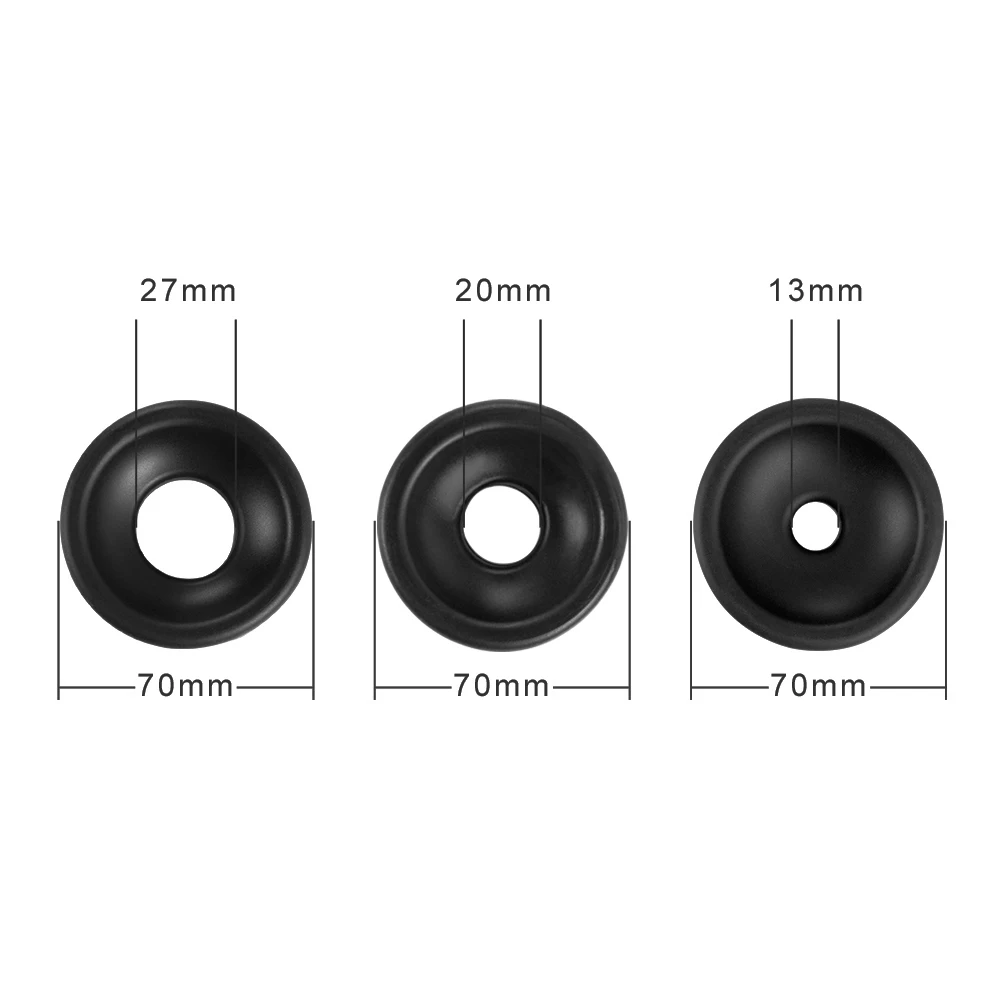 CANWIN Penis Air Gauge Vacuum Male Enlargement Pump with 3 Silicone Rubber Ring for Man Sex