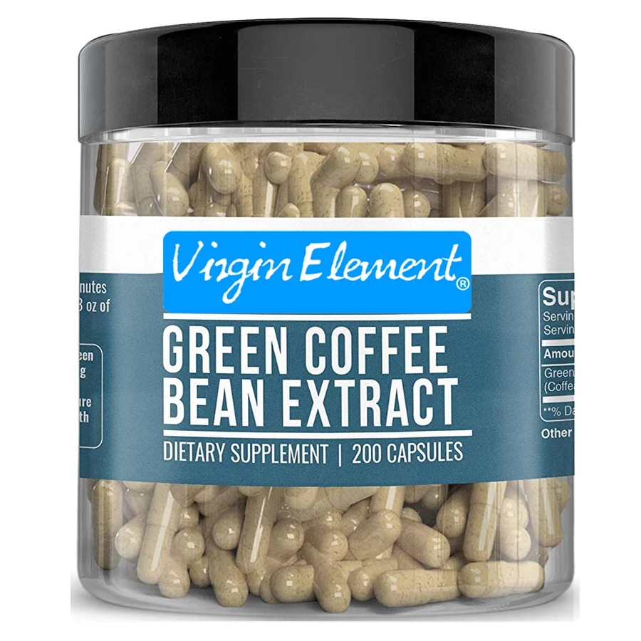 
green coffee bean extract best brand Chlorogenic acids 10-50% powder capsules tablets OEM private label package 