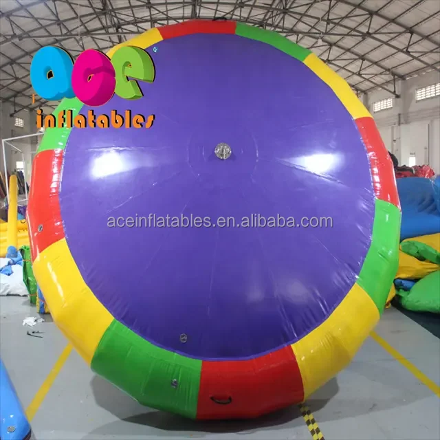 100% PVC tarpaulin material Aqua Twister commercial inflatable Disco towable boat
