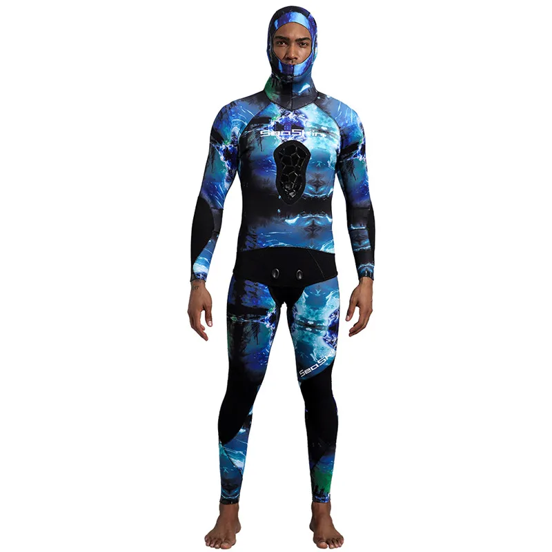 2024 Customized 3mm 5mm 7mm Man Neoprene Fabric Full Long Sleeve Diving Suit Wet Suit Wetsuit