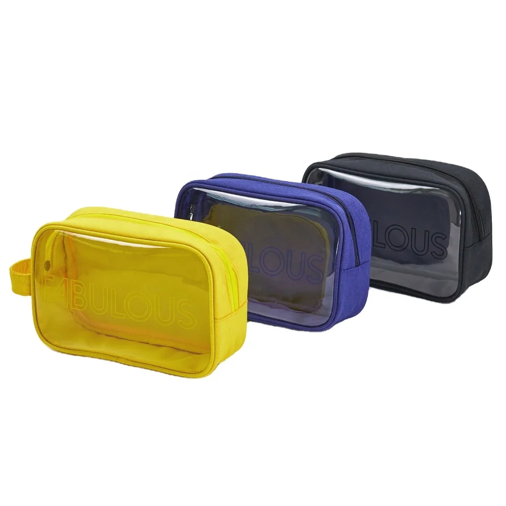 BSCI ISO Sedex Disney FAMA логотип на заказ Женская водонепроницаемая прозрачная холщовая косметичка из ПВХ