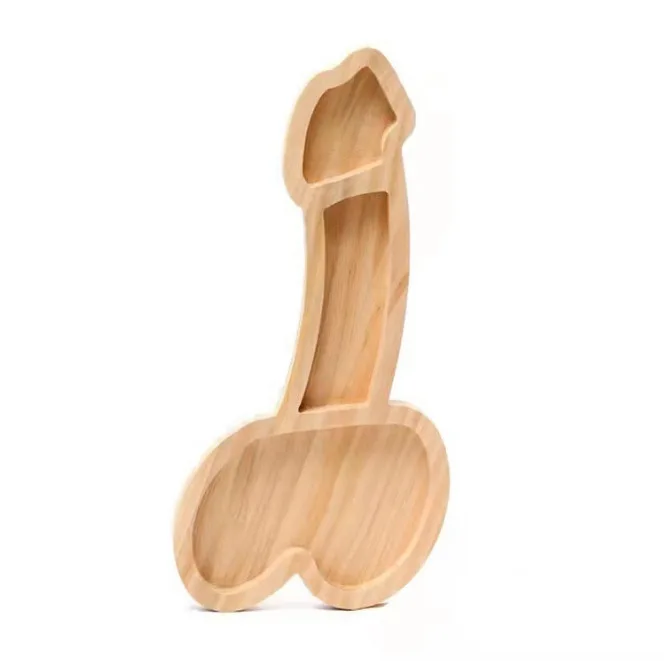 Fruit and Wine Plate Penis Shaped Cutting Charcuterie Board Aperitif Board For Bachelor Party Weeding Gift