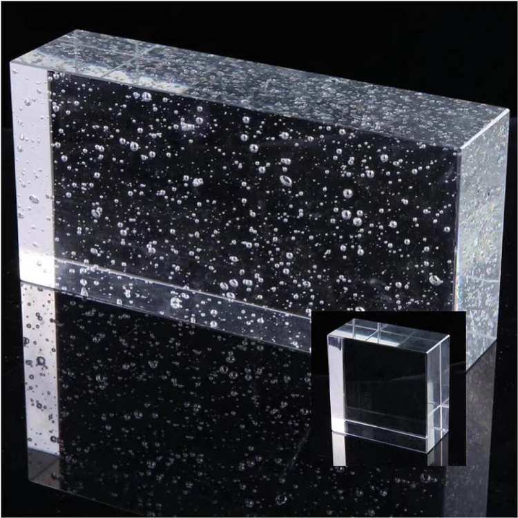 China supplier glass block sizes vertical glass block glass blocks with holes