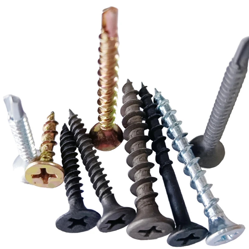 China Products Carbon Steel Hardened Bugle Head Black Phosphating Drywall Screw