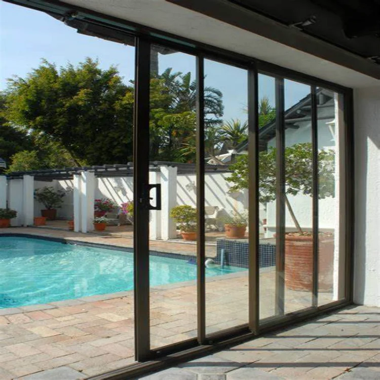 
Guangzhou china furniture aluminium doors and windows for ghana folding door mechanism 