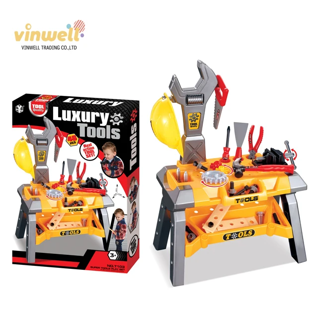 Factory Price Children Play House Tool Play Set Toy Tool Truck Toy