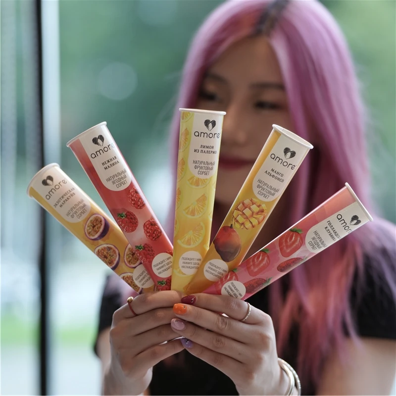 frozen ice cream tubes ice cream packaging ice cream lolly tube