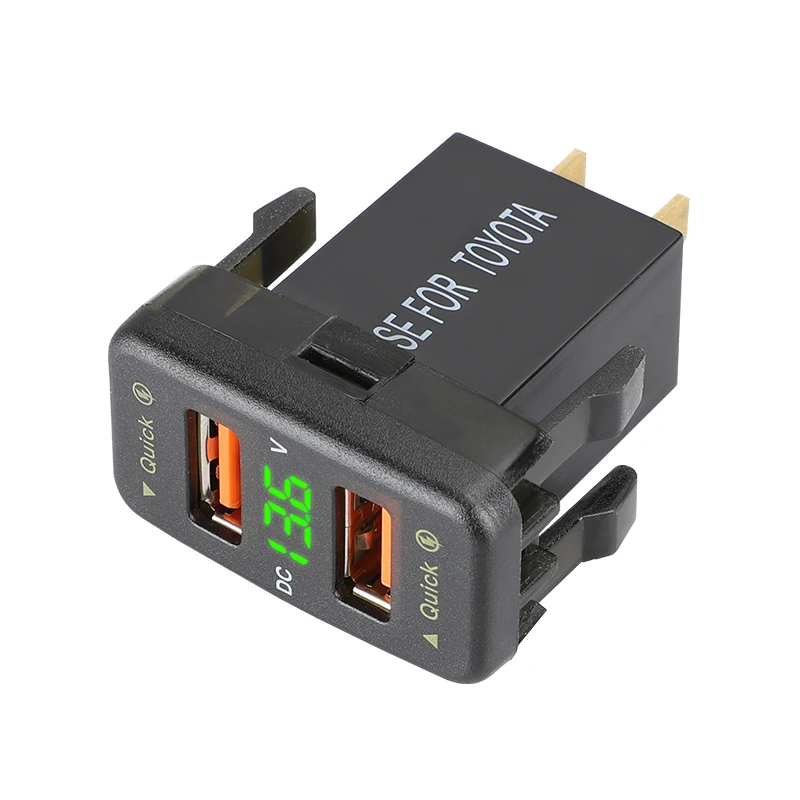 Oem 5V 3A Type-C 2 порта Usb для Samsung S20 S9 S8 Xiaomi Huawei P30 Pro Быстрая зарядка Qc3.0 36W Быстрое Автомобильное зарядное устройство