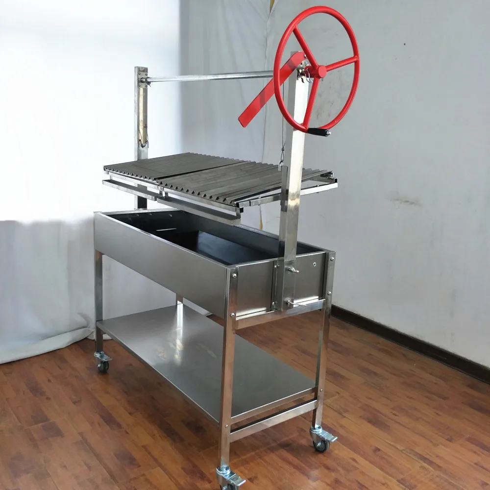 Argentine bbq adjustable parrilla  groover asado bbq grill
