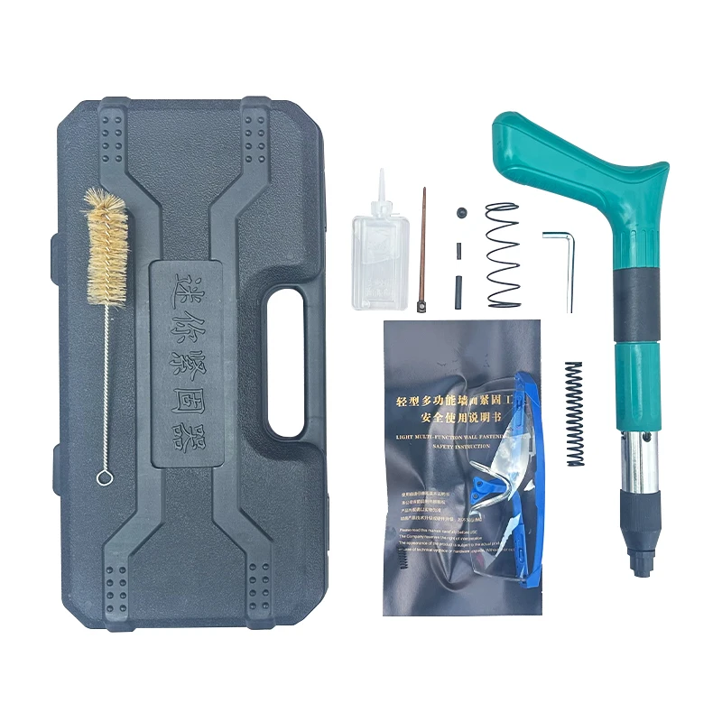 Portable Cordless Mini Ceiling Nail Gun Concrete Steel Fast Wall Fastening Tool Pneumatic Cement Wall Shooting Machine