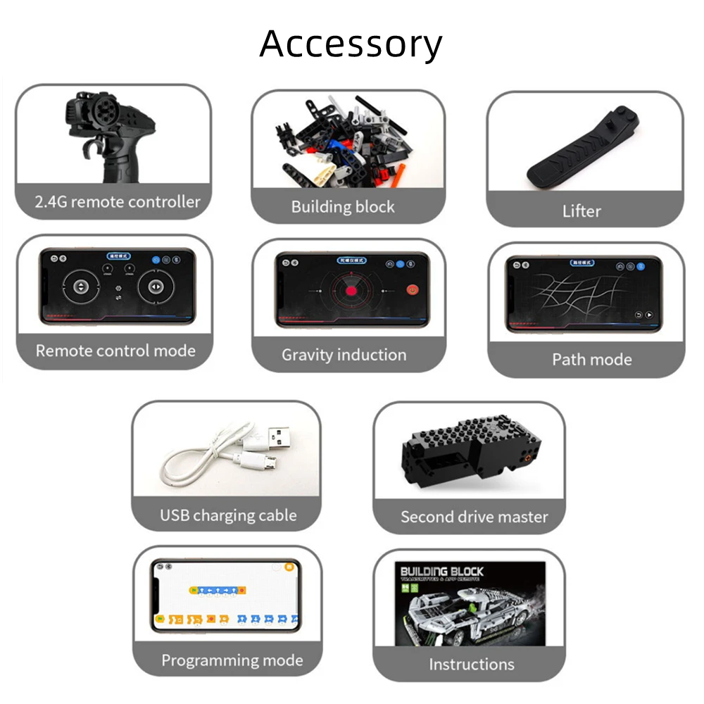 Programmable Steam Hypercar Racing Sport Car Remote Control Racing Block Running Bricks Car RC Building Bricks Toy Car