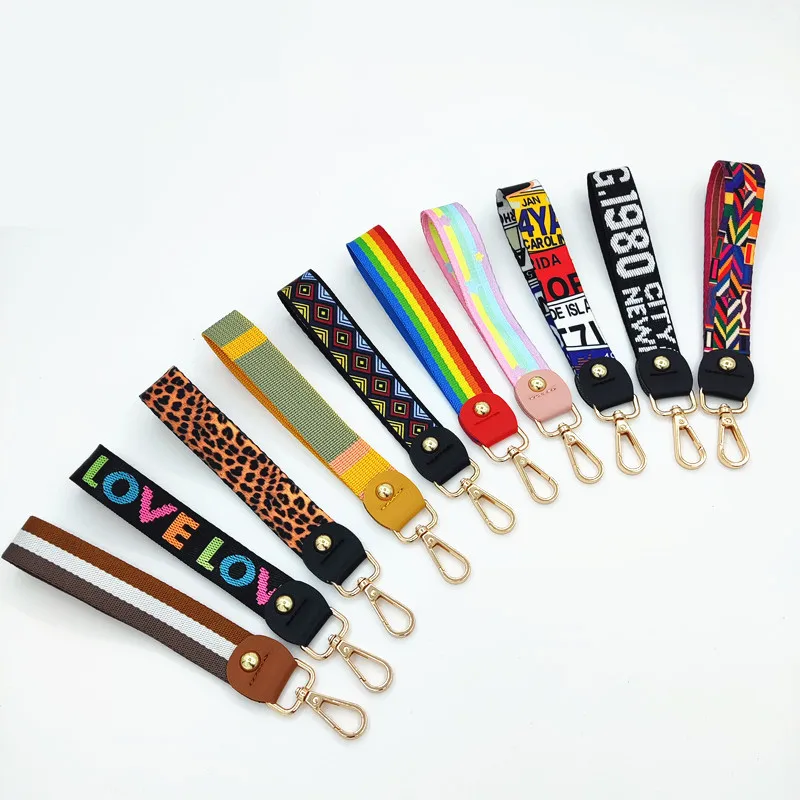 Colorful Wristlet Strap for Key,Portable keychain holder