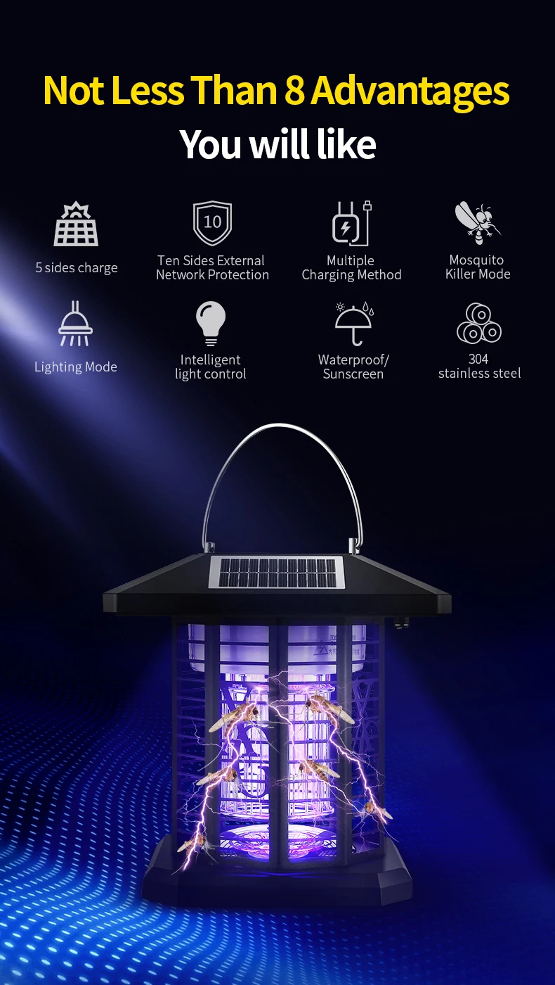 2020 photocatalyst la polla de atrapa raqueta anti mosquito bulb machine fly insect trap electric mosquito killing killer lamp