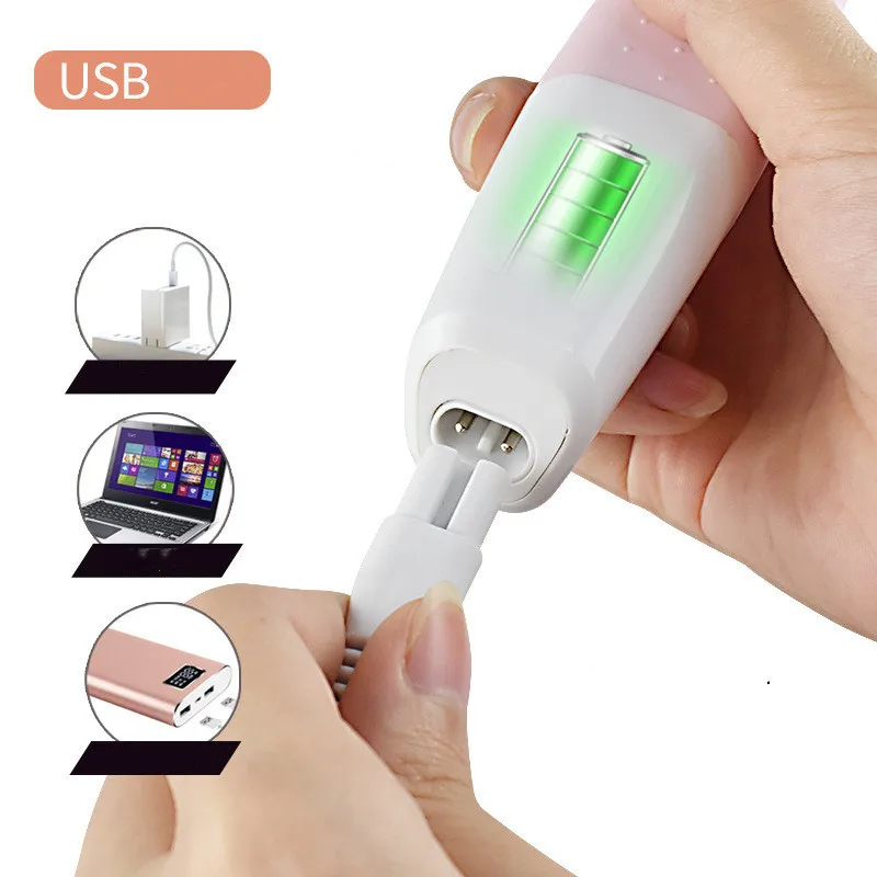 Портативный моющийся женский эпилятор 5 в 1 USB триммер для носа бровей волос подмышек