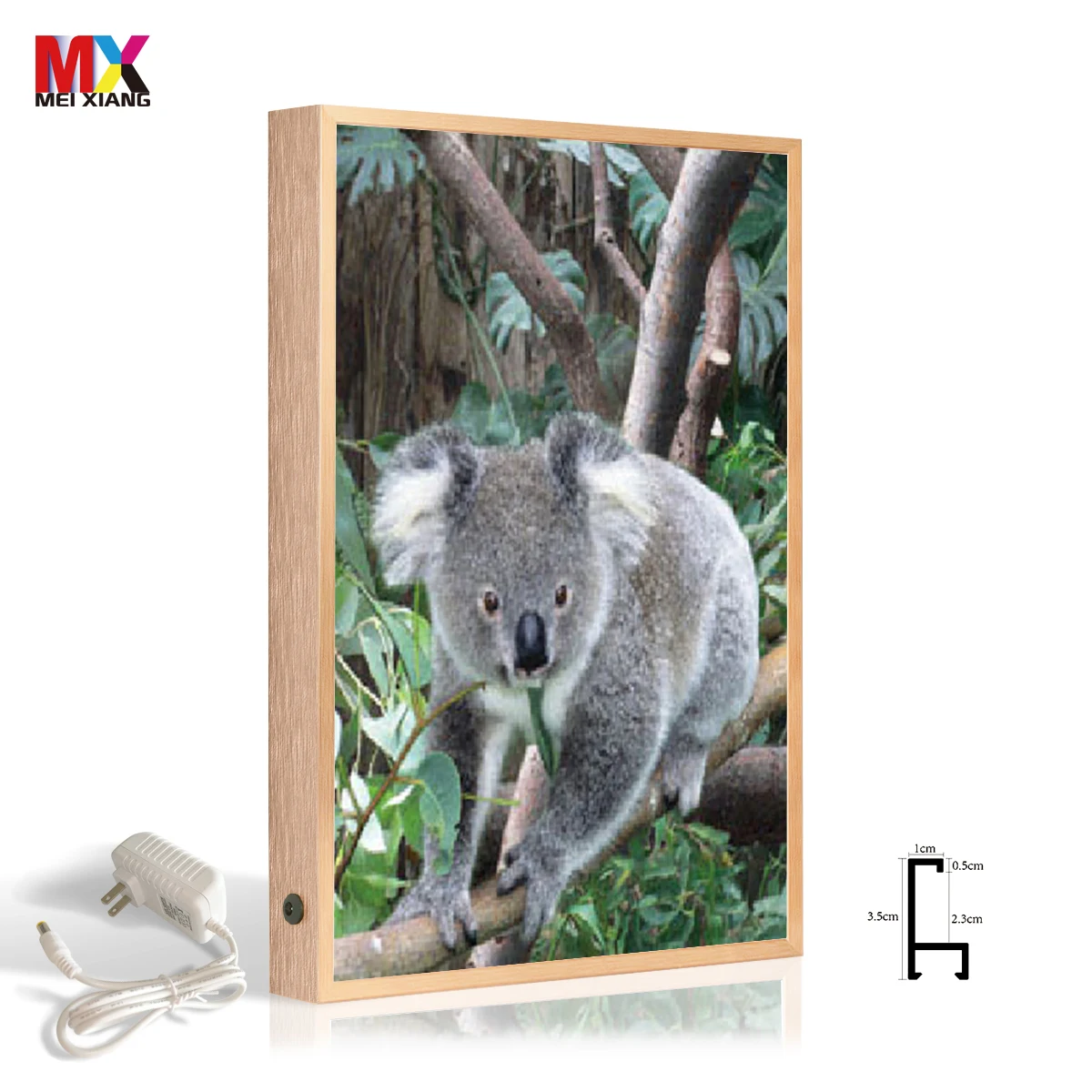 Aluminum lamp box mini photo frame in dog mini photo frame metal card holder