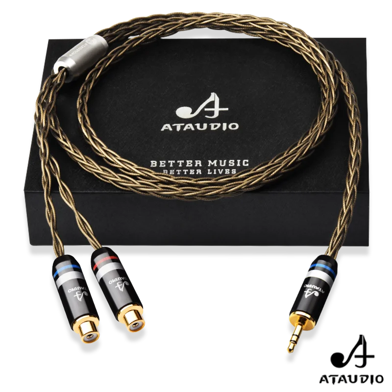 HIFI 3.5mm to 2rca cable jack Male To DUAL Rca female Jack Cord Audio Stereo Y Splitter Rca Cable