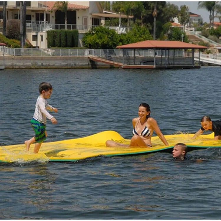 OEM Wholesale Summer Swim Pool Equip Float Swimming Pool Lake Beach Water Child Island Float Floating Mats Mattress For A Pool