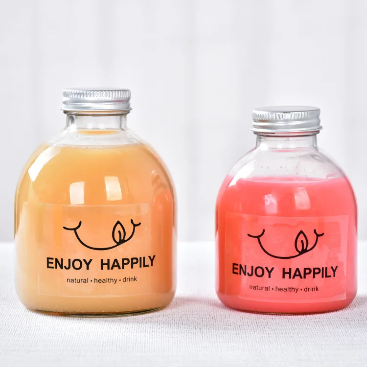 hot selling wholesale price unique design 500ml glass bottle for juice reusable glass juice bottles glass bottles for juice