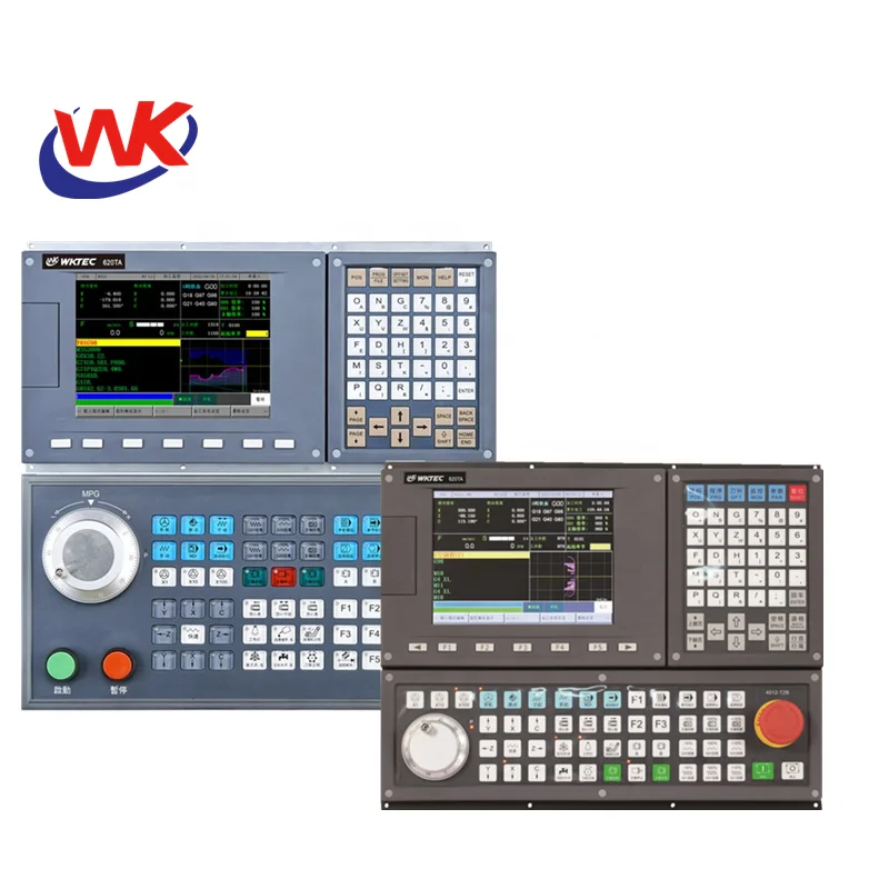 Hot Selling wktec 620TA vertical CNC lathe controller 2-4 axis with USB CNC  Controller kit for retrofit lathe machine