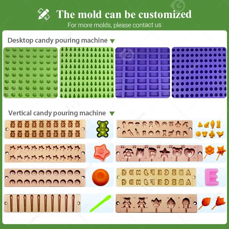 Italian Lollipop Mint Ring Candy Make Maker Small Manual Home Gummy Bear Production Line Deposit Equipment Machine