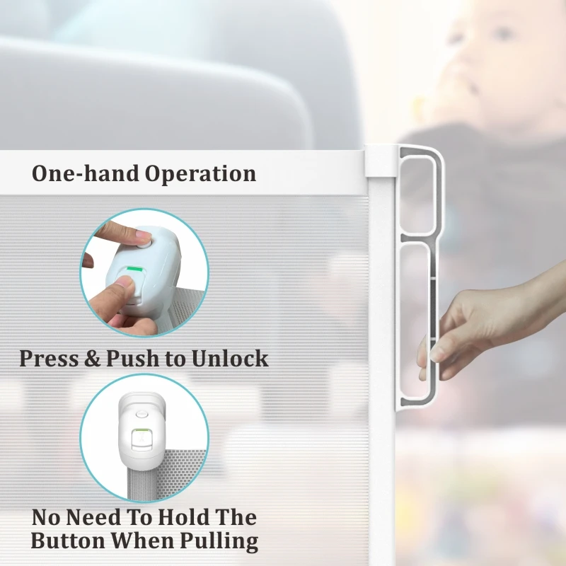 JOHNXIN 2025 NEW SG018 Recent new wholesale metal retractable baby safety door gate