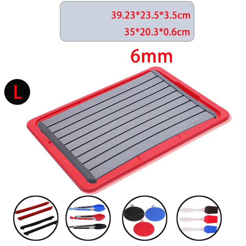 Newest Multifunctional Household kitchen Steak Pork Thawing Plate With Filter Meat Rapid Defrosting  Tray Set