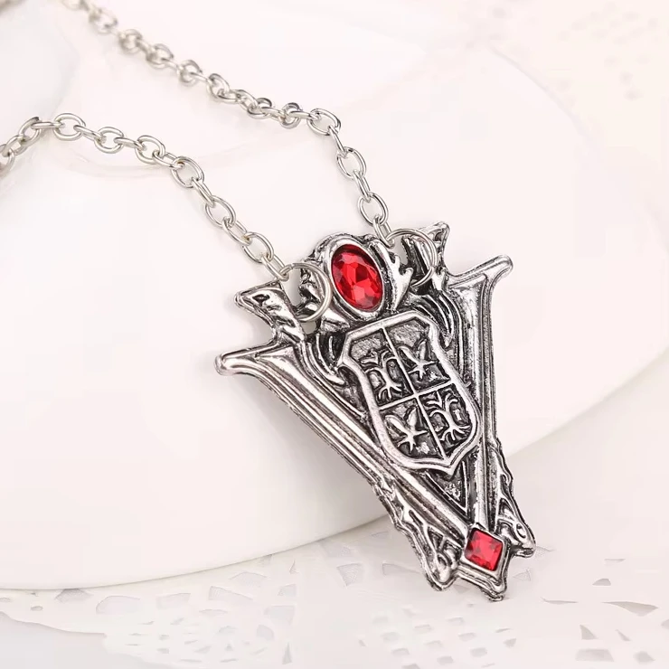 Movie Peripheral Twilight Zone New Moon Wave Tower Clock Jewelry Necklaces Stock Wholesale