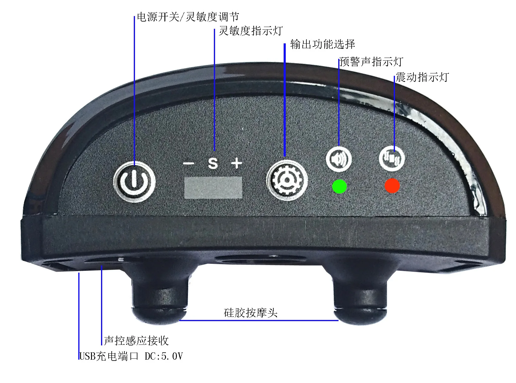 Factory Direct Sales Vibration Training Dog Bark Collar  Dog Training Collar Electric