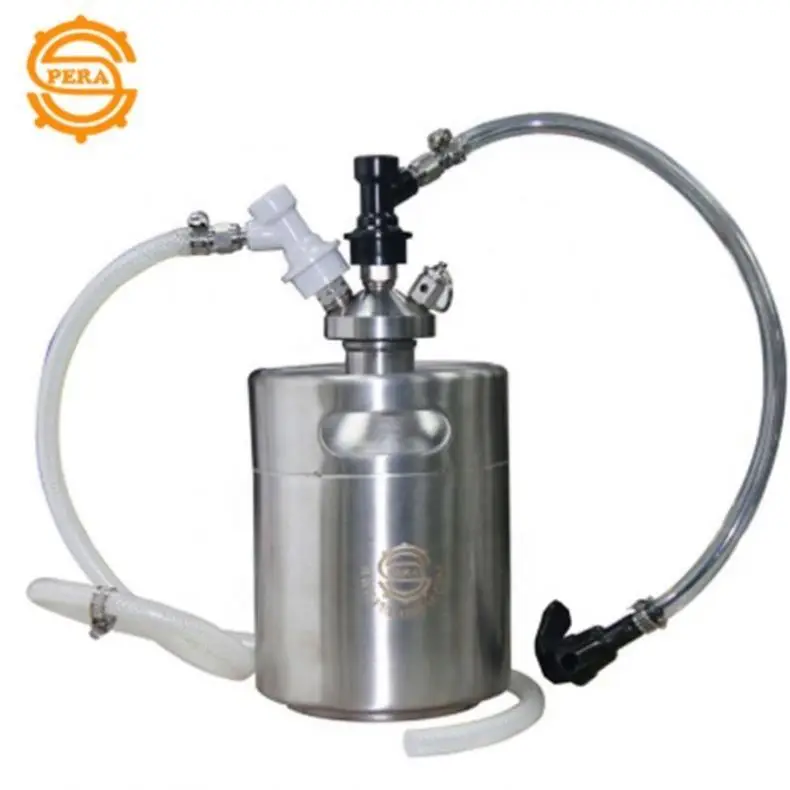 Picnic Tap Dispensing Kit, Flexible PVC Tube Quick Disconnect Set with Picnic Tap Draft Beer Keg Dispensing