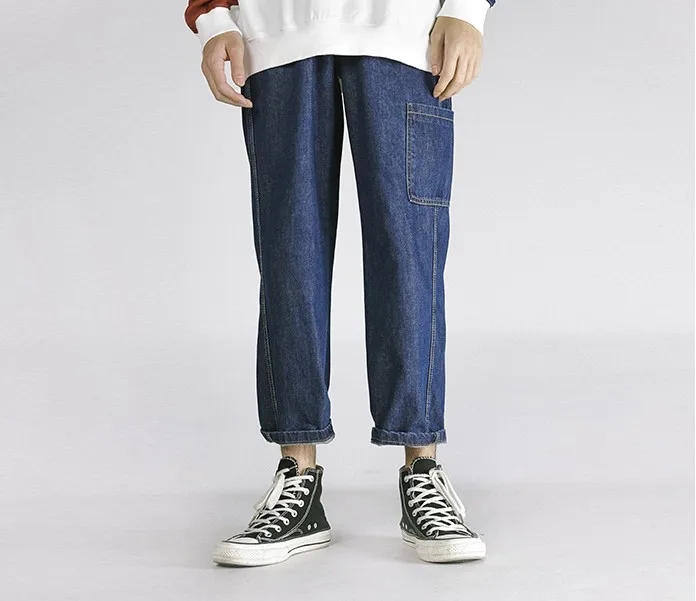 Customized Casual Mens Jeans Trousers Blue cotton jeans