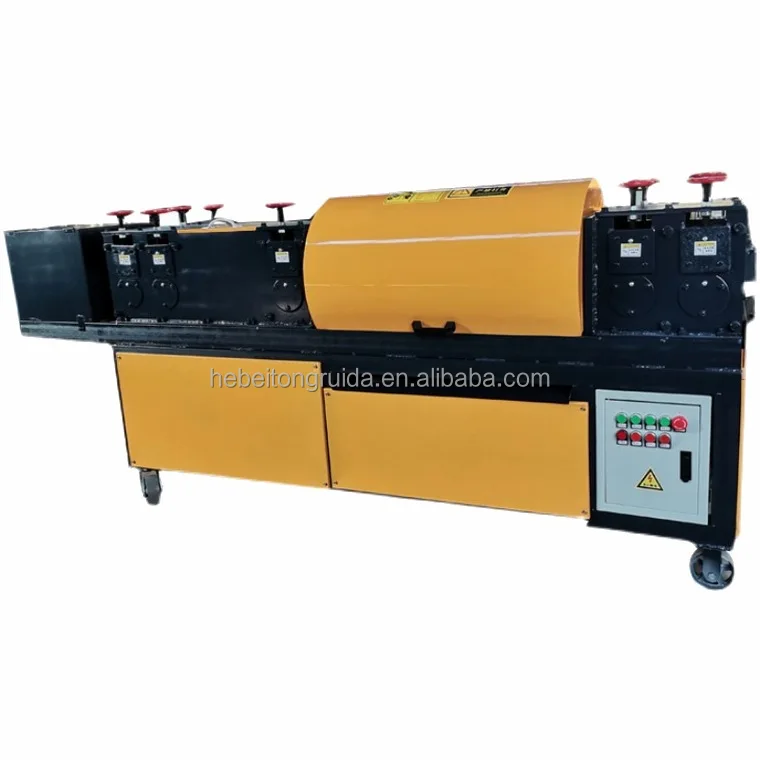 High Quality steel pipe straightening machine Pipeline rust removal corrector Greenhouse tube straightening machine