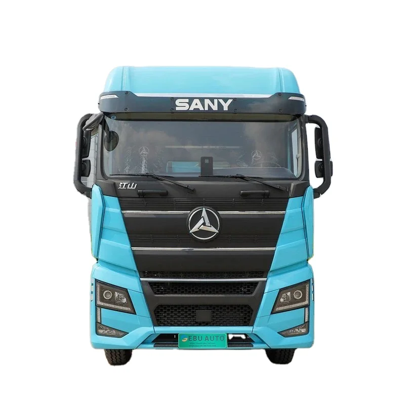 Тяжелый грузовик 2024 SANY с плоским верхом Jiangshan 6x4 282 кВтч 12 551 л.с. DC Быстрая зарядка Подержанный Электрический трактор
