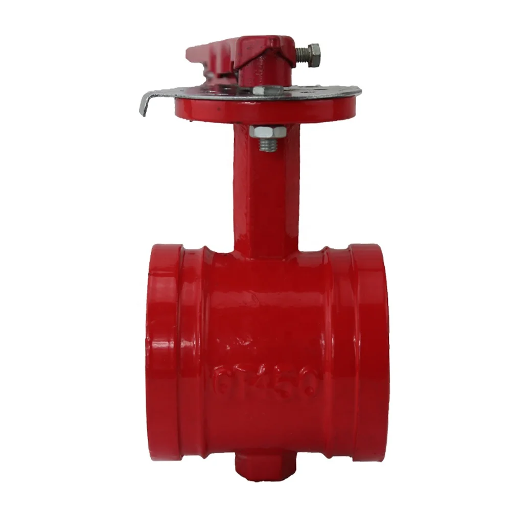 2024 DN50 DN80 DN100 DN150 Turbine grooved signal Butterfly Valve