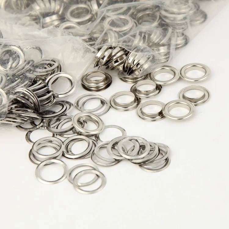 High Quality Cheap Round Grommet Metal Plastic Eyelet For Tag Shoes Garment Curtain