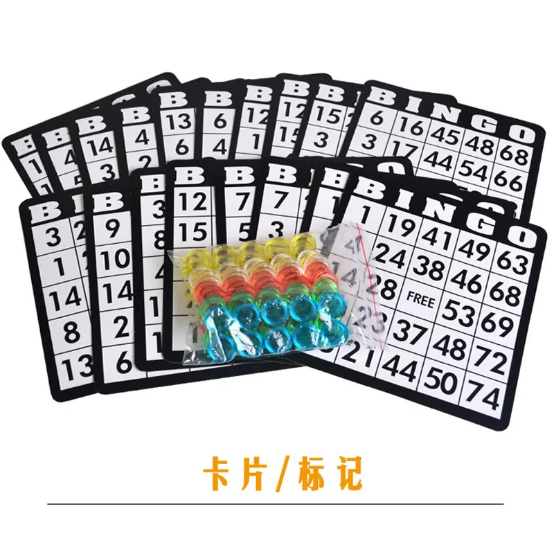 Wholesales 2024 newGambling Games Deluxe lotto Bingo Game set toy