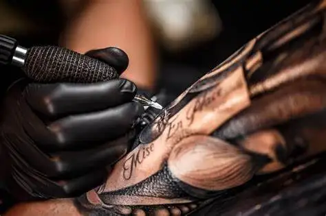 Tattoo Black Disposable Flexible Nitrile Gloves