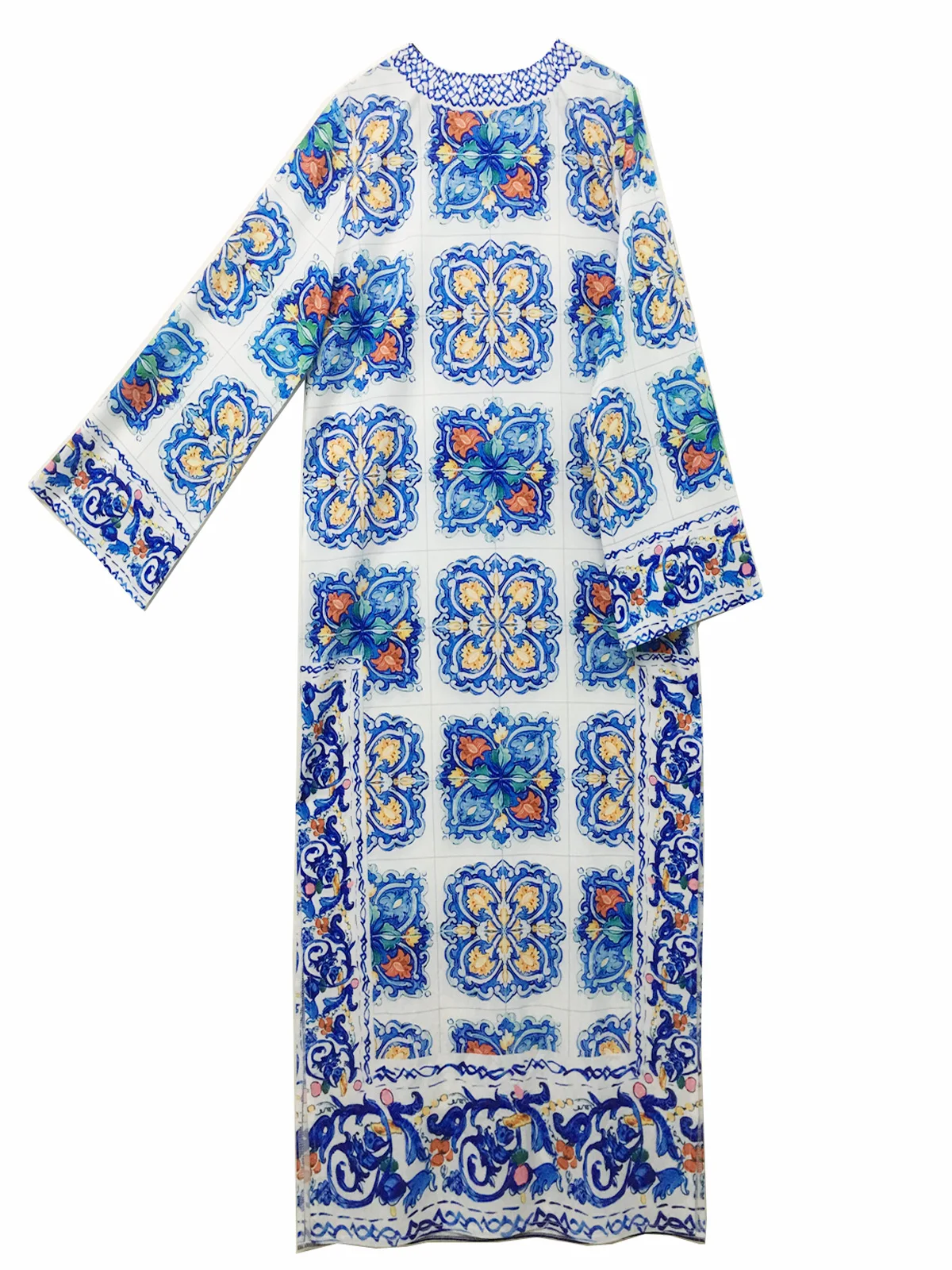 
2021 Hot new style customizable Ramadan Muslim ethnic costumes in fashion abaya islamic clothing tunic women 