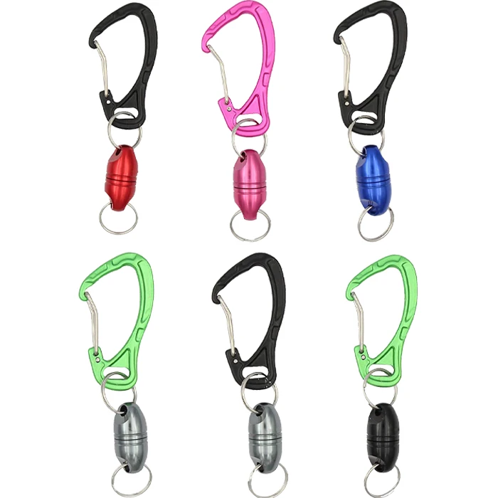 China Wholesale Aluminium Magnet Magnetic Key Holder Neodymium Keychain Magnet