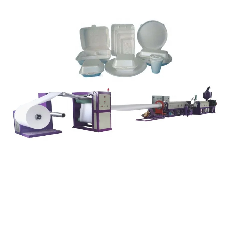 polystyrene foam machine automatic disposable plates and cups plastic dish making machine