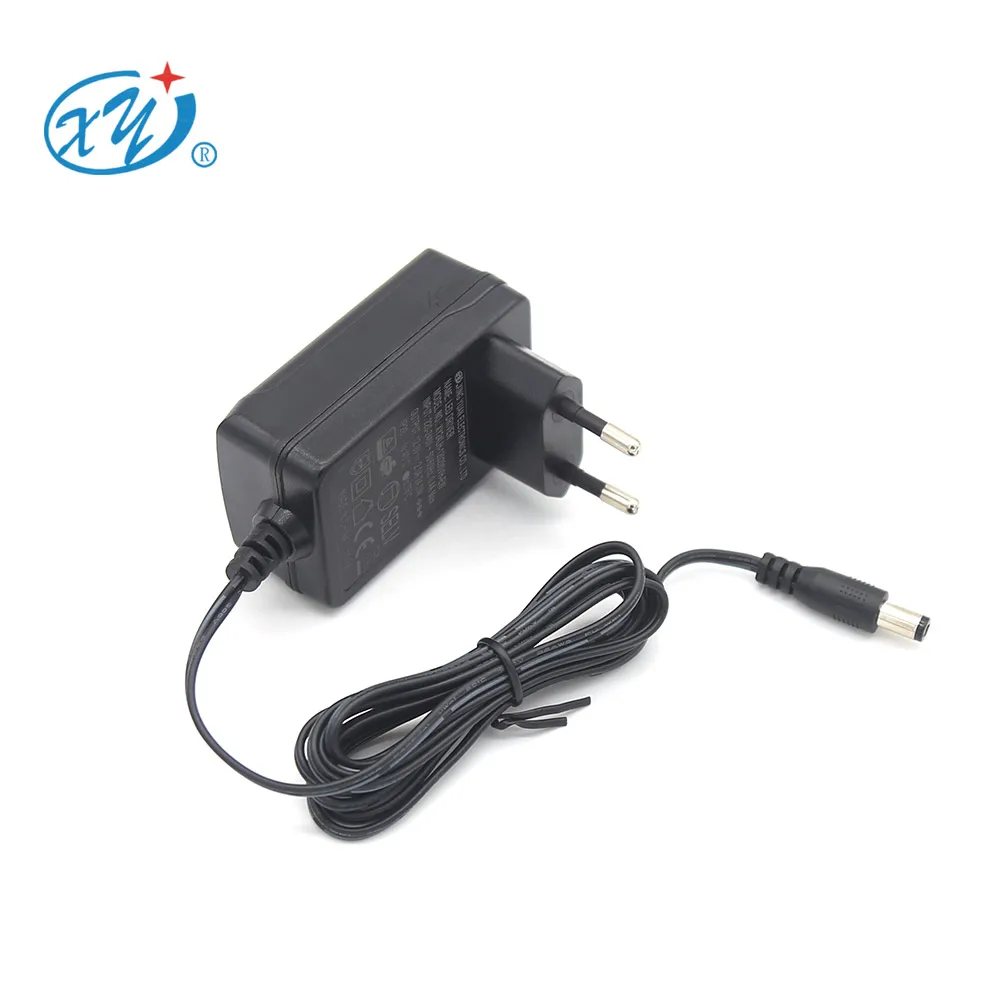 wholesale European CE GS led adaptor power supply adapter DC 9v 12v 24v 1A 2A 24w 12v 2000ma AC/DC Adapter