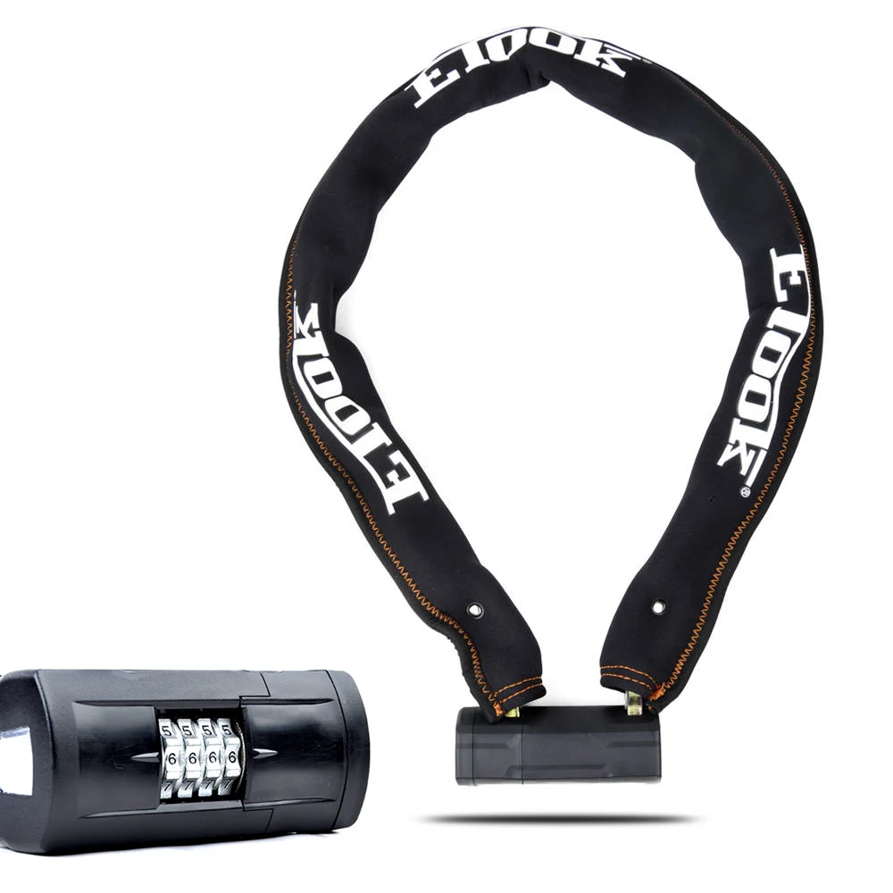 110 см Heavy Duty комбинированной цепи велосипеда замок 4 цифровой комбинированный инструмент для демонтажа цепи велосипеда (рычаг дверной замок