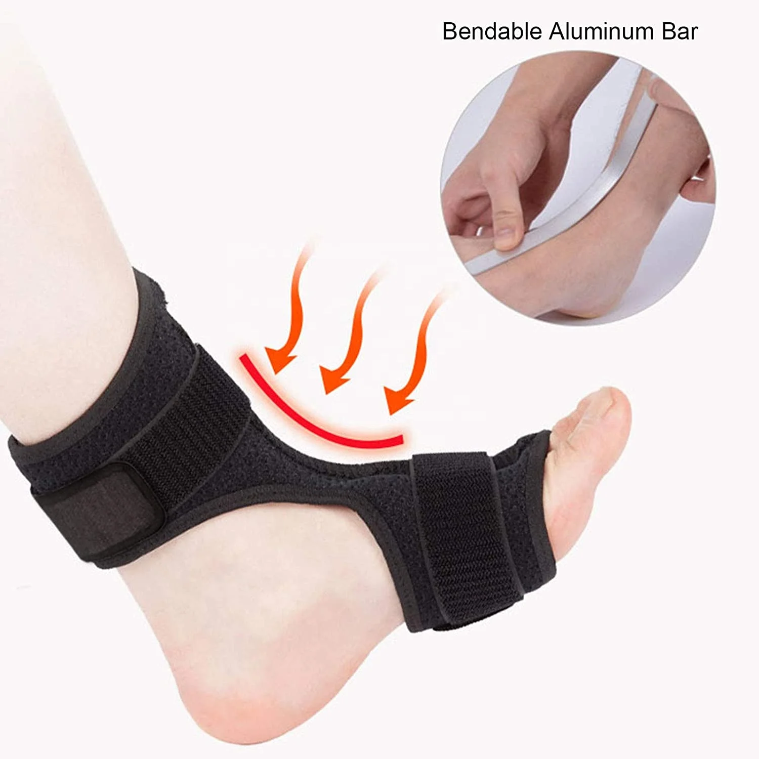 New Update Ankle Brace for Women & Men, Lace Up Ankle Braces with Stabilizers, Perfect Fit of Ankle Stabilizer Brace for Sprains