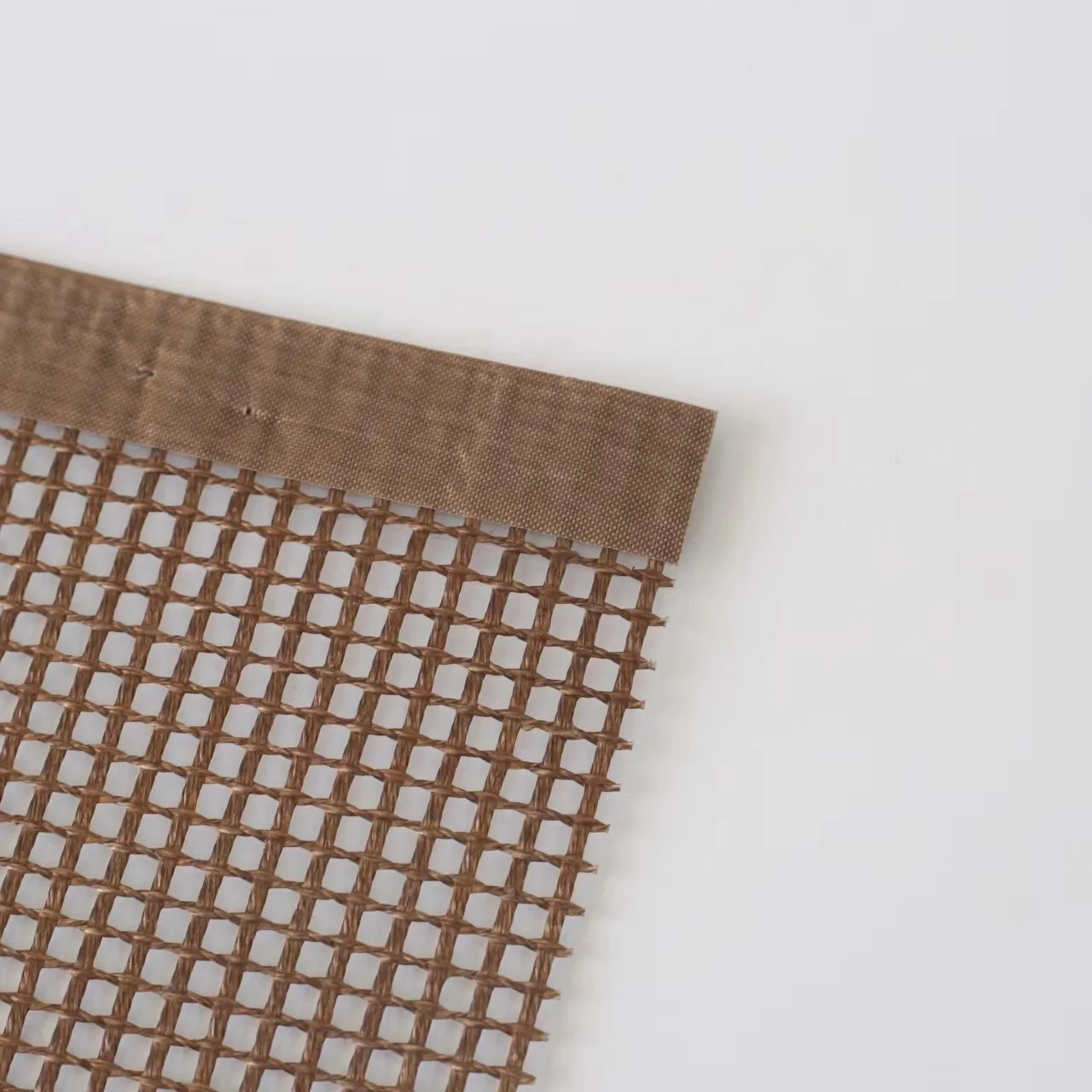 Industrial use ptfe high temperature belt ptfe coated fiberglass mesh belt ptfe open mesh conveyor belt