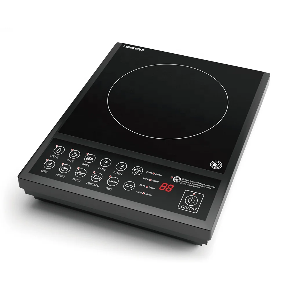 Hot Sell 2000W Electric Portable Cooktop Induction Burner Digital Sensor Touch Induction Cooker