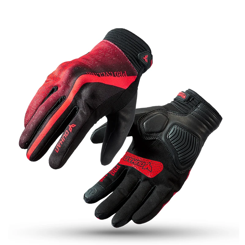Дышащие спортивные мотоциклетные гоночные перчатки с закрытыми пальцами