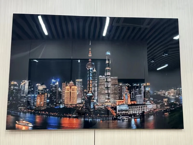 BIGIMAGE 8'x10' 1mm 3mm gloss HD Beauty subculture metal prints high definition Longstar Aluminum Dye Sublimation sheet