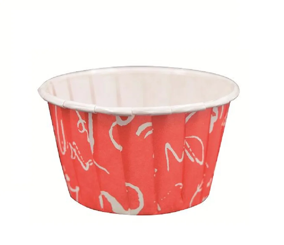 Small round Single Wall Muffin Paper Cup Baking Tools with Excellent Print Handling for Cake Tools