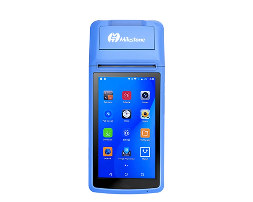 Milestone smart pos terminal/ Handheld NFC payment terminal systems with good pos terminal cost and touch pos machine price