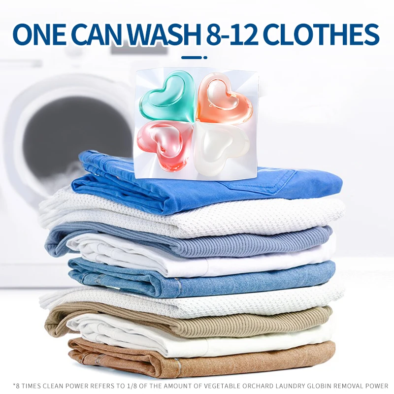 Sukgarden Happiness Clover Fragrance High Concentrated Laundry Capsule Pods 10g Fragrant Neutral Mild Laundry Fragrant Pods